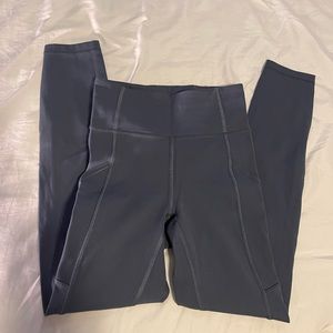 Lululemon Invigorate leggings size 2, 25” Iron Blue